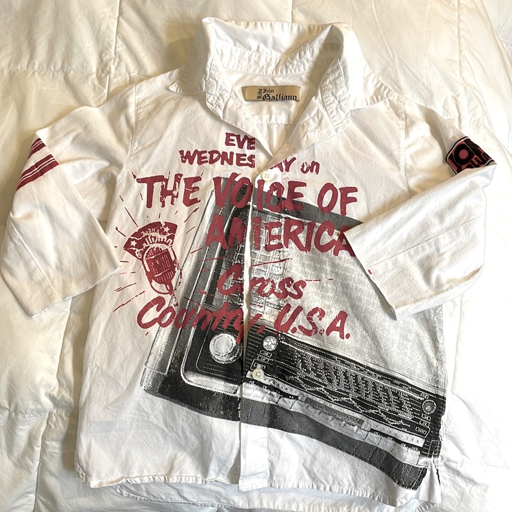 John Galliano kids shirt